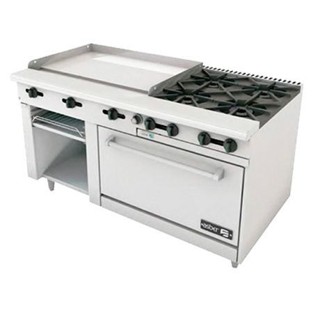 estufa-a-gas-4-fuegos-abiertos-plancha-gratinador-horno-aemr-g36-b4-60-h-restaurant-line-asber