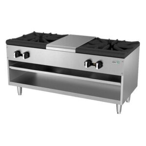 fogon-de-piso-a-gas-de-2-secciones-aesp-48-4-restaurant-line-asber