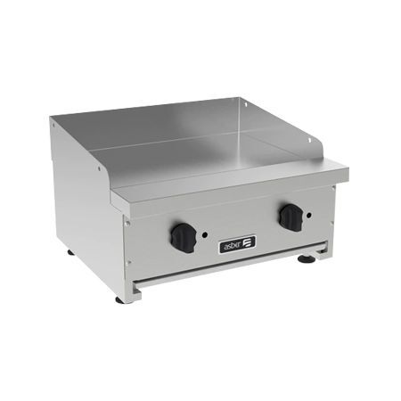 plancha-lisa-a-gas-con-placa-de-5-8-asmg-24-snack-line-asber